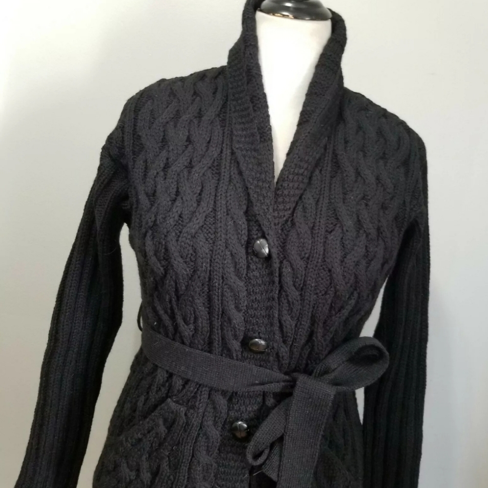 Aran Crafts 50th Anniversary Sweater Cardigan Sz S - Picture 2 of 7